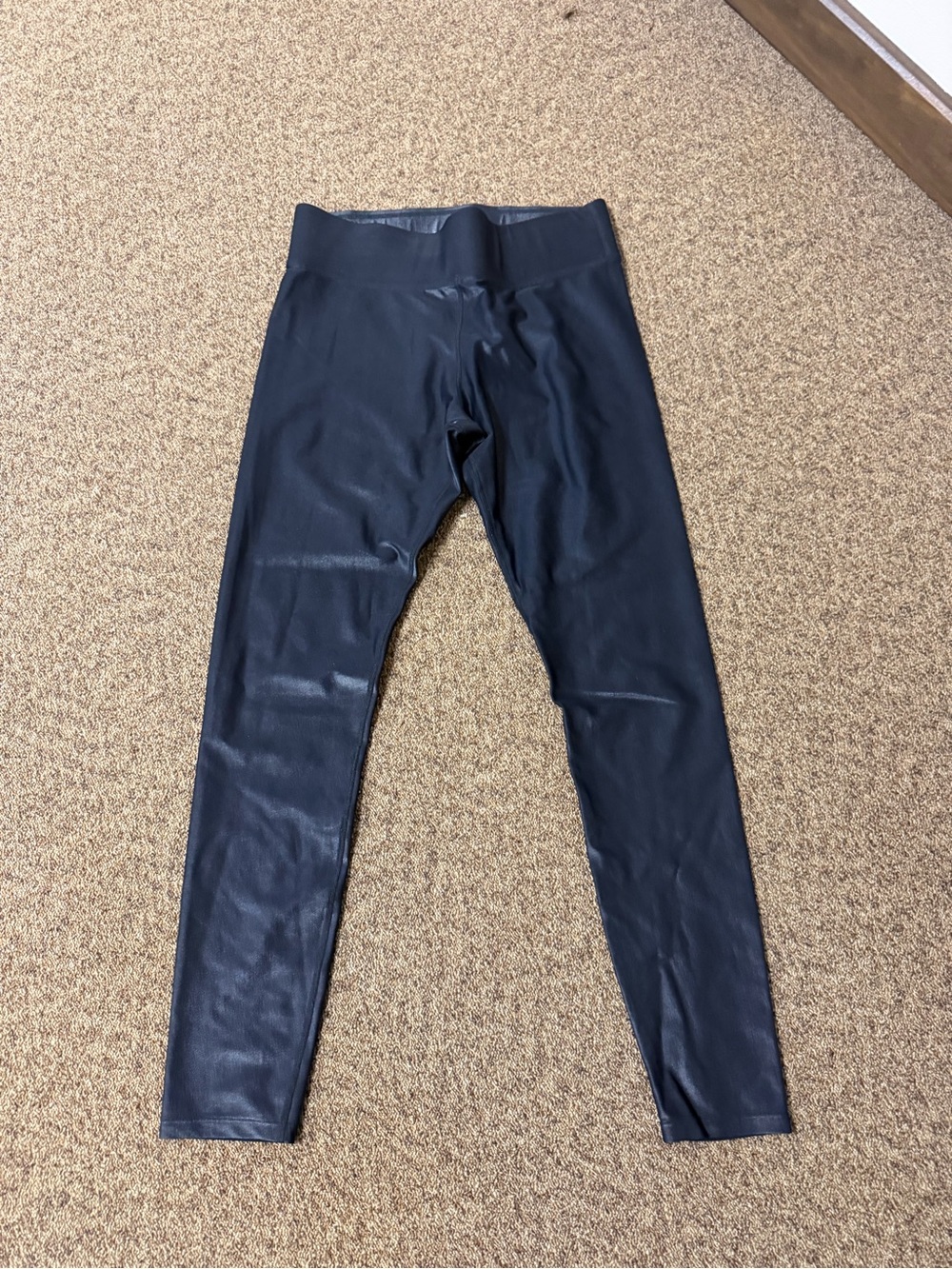 Carbon38 Black Faux Leather Leggings